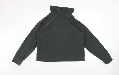 Womens UK Size S Gym+Coffee Green Pullover Sweatshirt