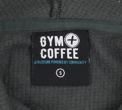 Womens UK Size S Gym+Coffee Green Pullover Sweatshirt