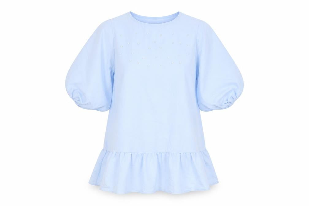 Womens UK Size 14 Primark Blue Tunic Blouse