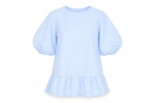 Womens UK Size 14 Primark Blue Tunic Blouse