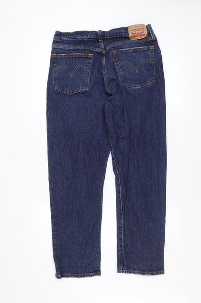 Mens UK Size M Levi Strauss & Co. Regular Fit Straight Blue Jeans