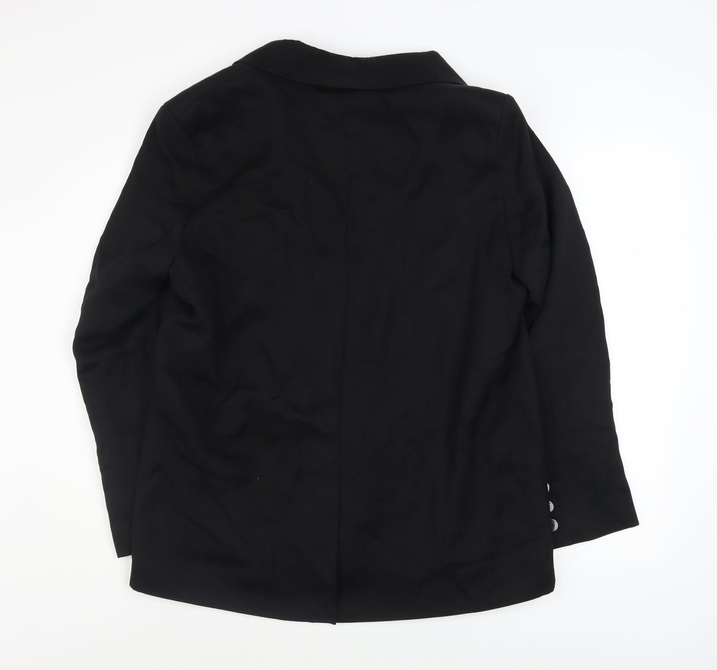 The Primark Edit Women Black Single-Breasted Blazer Size M EU 38