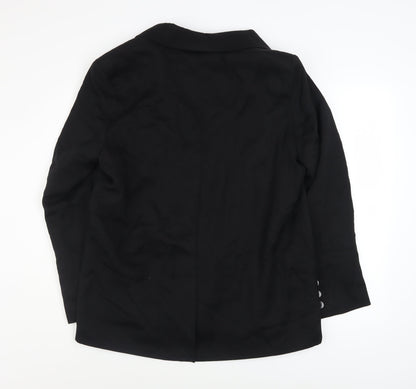 The Primark Edit Women Black Single-Breasted Blazer Size M EU 38