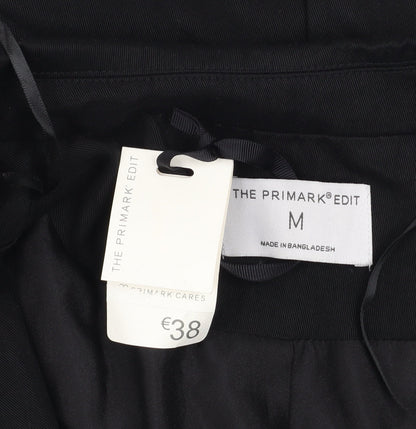 The Primark Edit Women Black Single-Breasted Blazer Size M EU 38