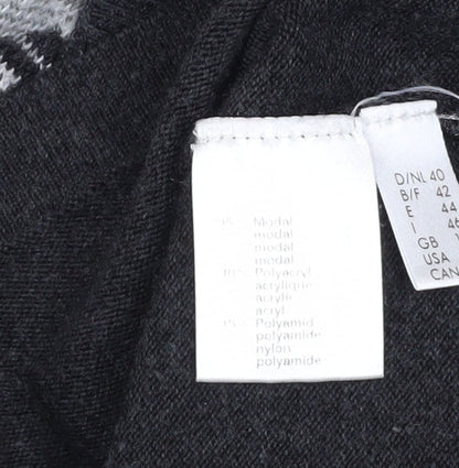 Womens UK Size 12 Rabe Black Cardigan Jumper