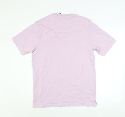 Marshall Artist Men's Purple Cotton Graphic T-Shirt Size S