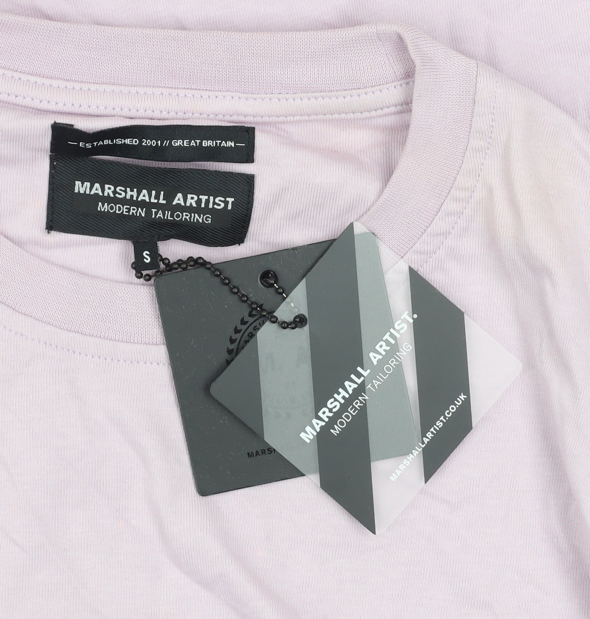 Marshall Artist Men's Purple Cotton Graphic T-Shirt Size S