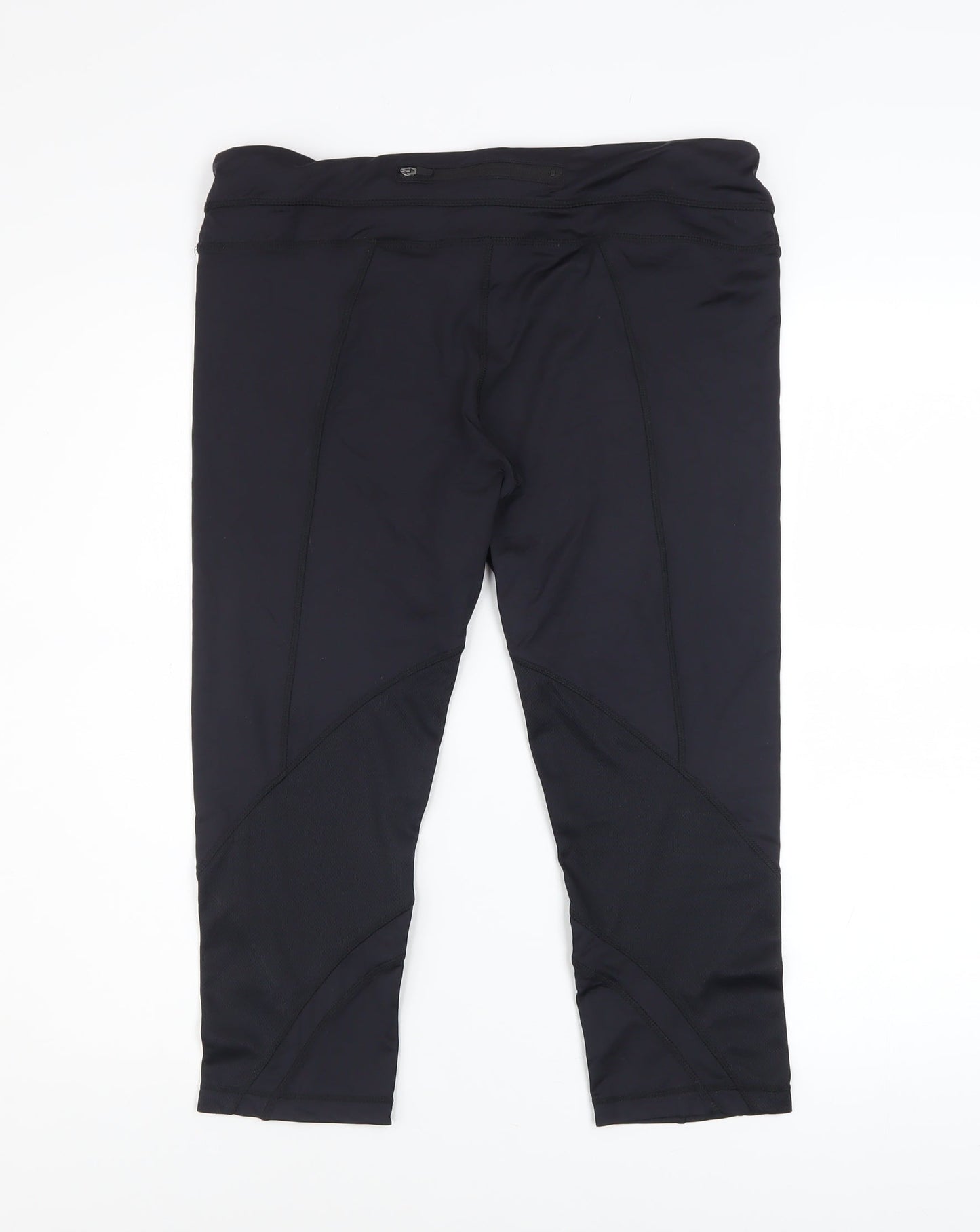 Womens UK Size 12 Perfection by Body Logic Slim Fit Capri Black Leggings