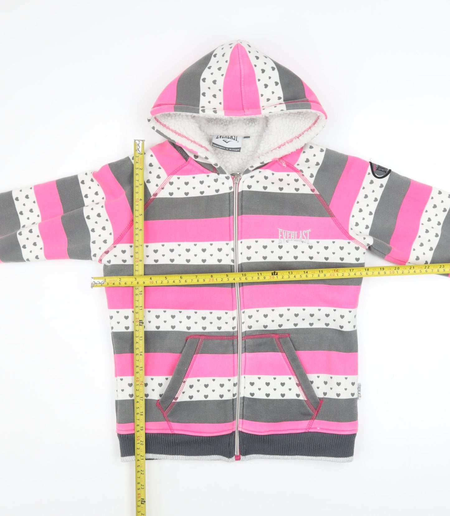 Girls UK Size 13 Years Everlast Pink Basic Jacket