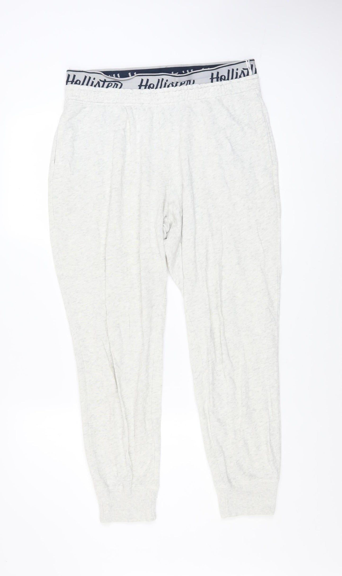 Womens UK Size L Hollister Relaxed Fit Jogger Grey Trousers