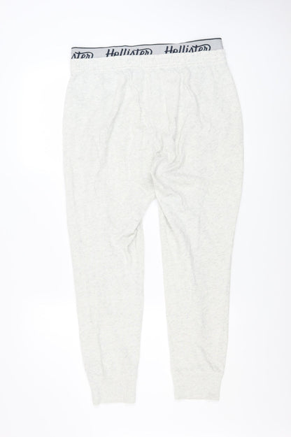 Womens UK Size L Hollister Relaxed Fit Jogger Grey Trousers