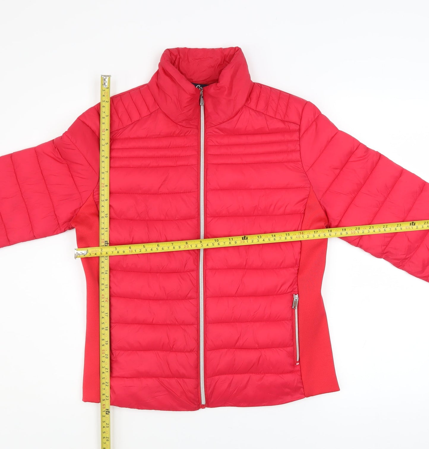Womens UK Size M Ci Sono Originals Red Puffer Jacket
