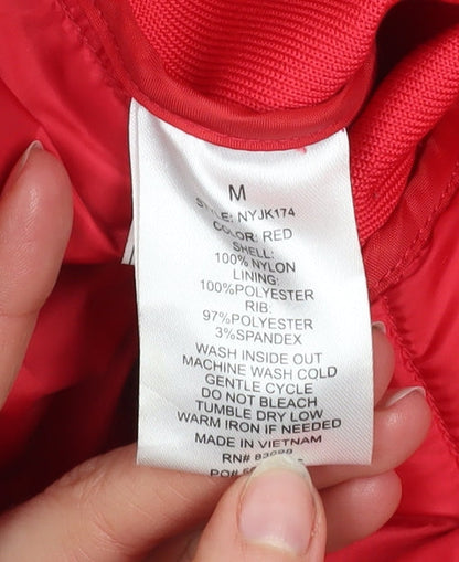 Womens UK Size M Ci Sono Originals Red Puffer Jacket
