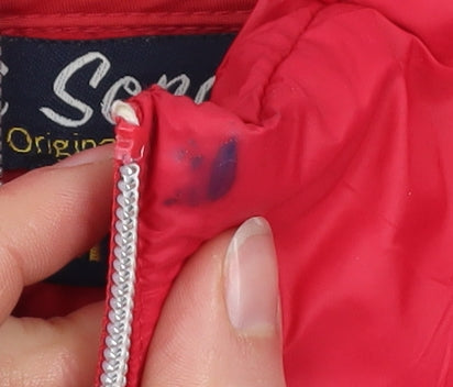 Womens UK Size M Ci Sono Originals Red Puffer Jacket