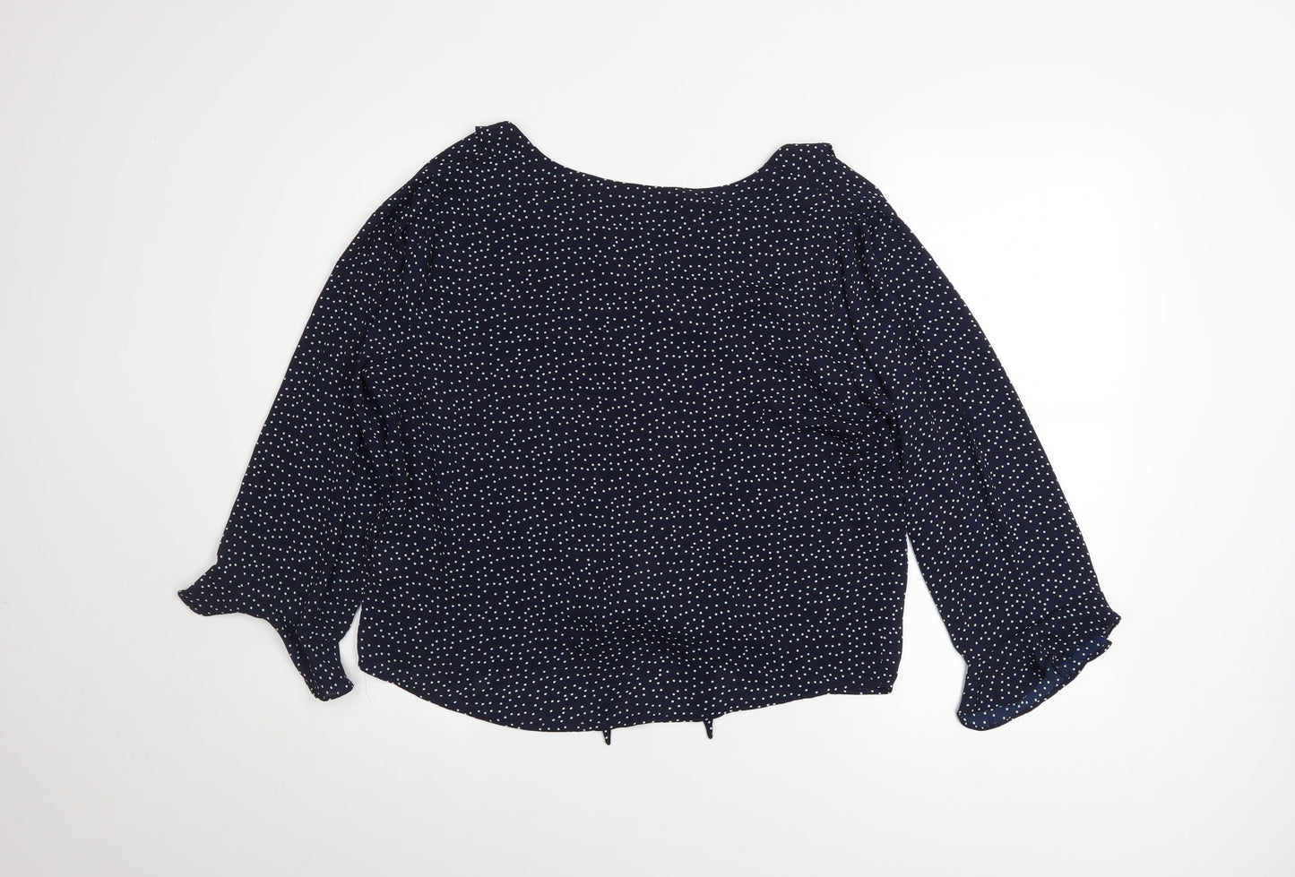 Womens UK Size 16 Grette Hjort Blue Basic Blouse