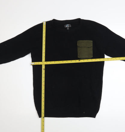 Boys UK Size 11-12 Years Firetrap Black Pullover Jumper
