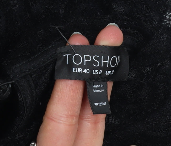 Womens UK Size 12 Topshop Bodycon Dress