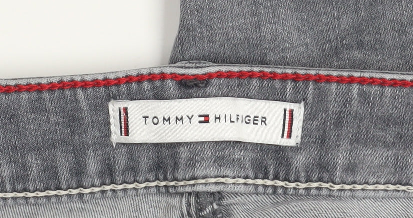 Mens UK Size M Tommy Hilfiger Slim Fit Skinny Grey Jeans