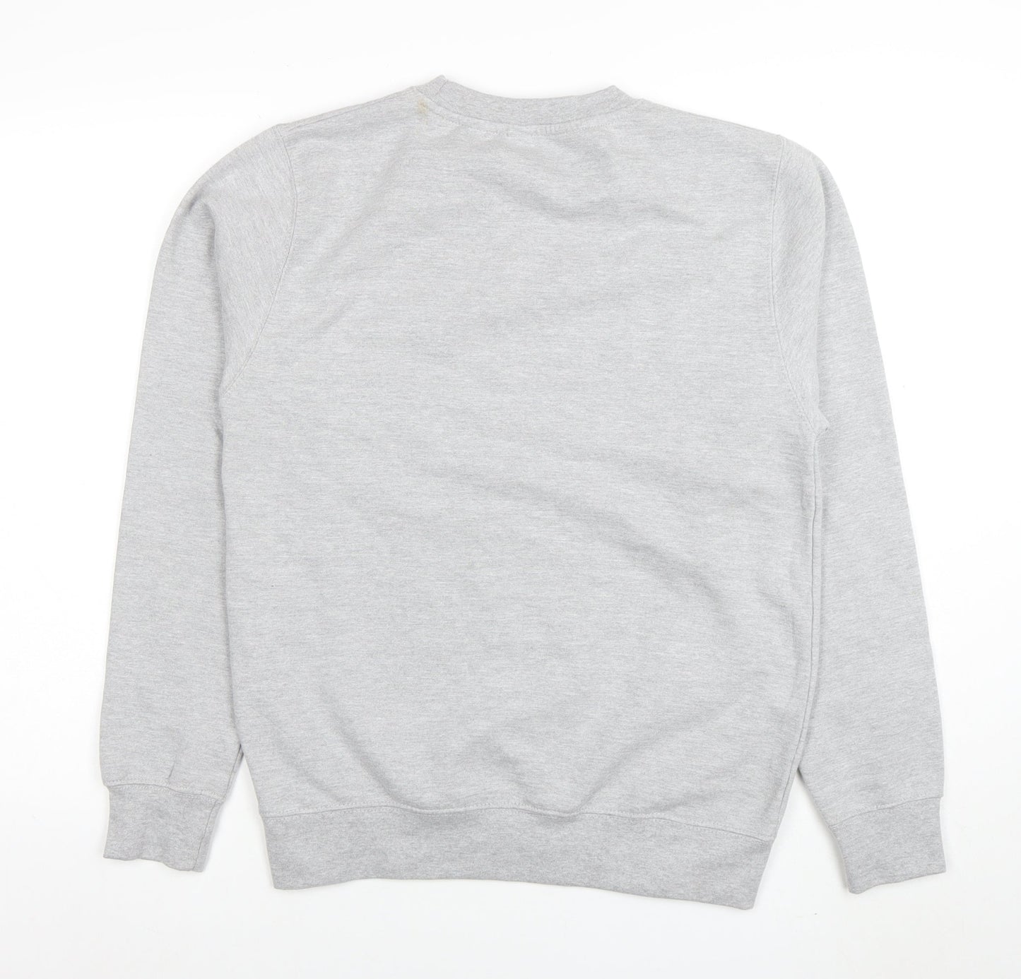 Womens UK Size S Just Hoods Grey Pullover Sweatshirt