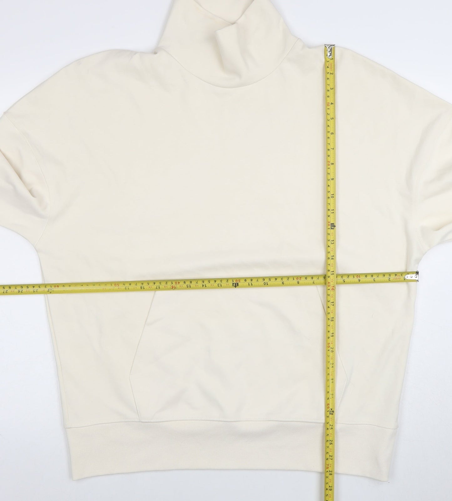 Womens UK Size M Zara Beige Pullover Sweatshirt