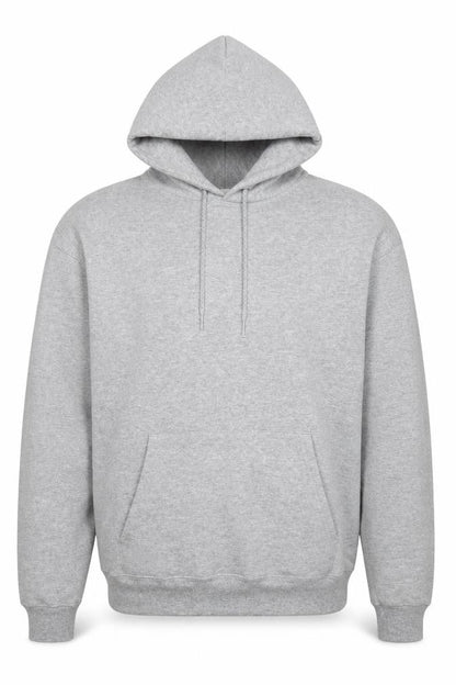Mens UK Size S Hanes Grey Pullover Hoodie