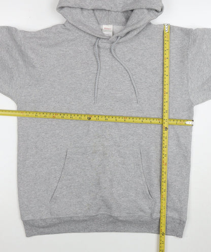 Mens UK Size S Hanes Grey Pullover Hoodie