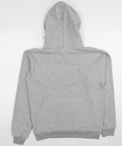 Mens UK Size S Hanes Grey Pullover Hoodie