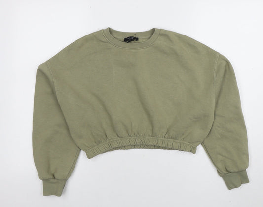 Womens UK Size 6 New Look Green Pullover Sweatshirt