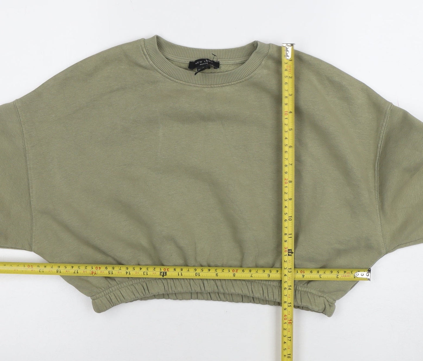 Womens UK Size 6 New Look Green Pullover Sweatshirt
