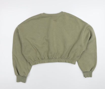 Womens UK Size 6 New Look Green Pullover Sweatshirt
