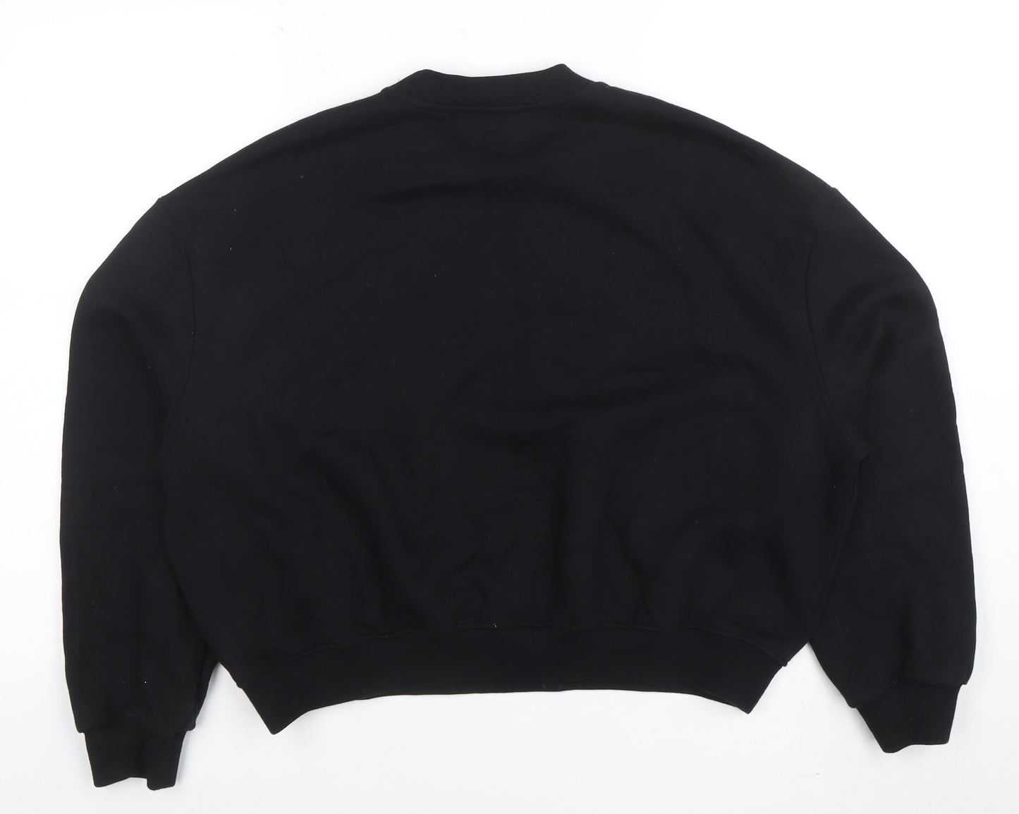 Womens UK Size S Marks and Spencer Black Pullover Sweatshirt