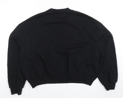 Womens UK Size S Marks and Spencer Black Pullover Sweatshirt