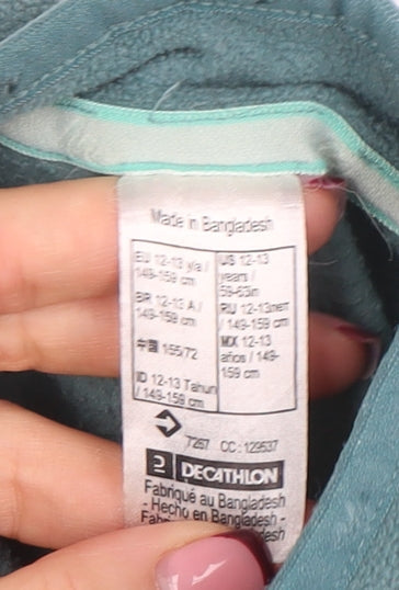 Teens UK Size XS Quechua Green Fleece