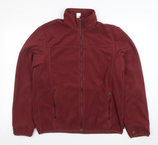 Mens UK Size XL DECATHLON Red Basic Jacket