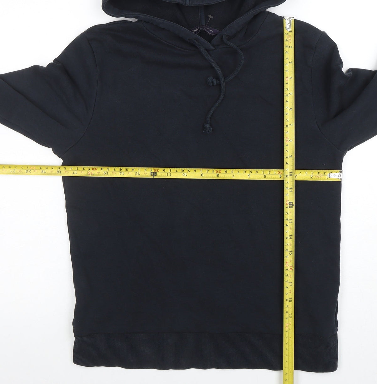 Womens UK Size 8 Marks and Spencer Black Pullover Hoodie