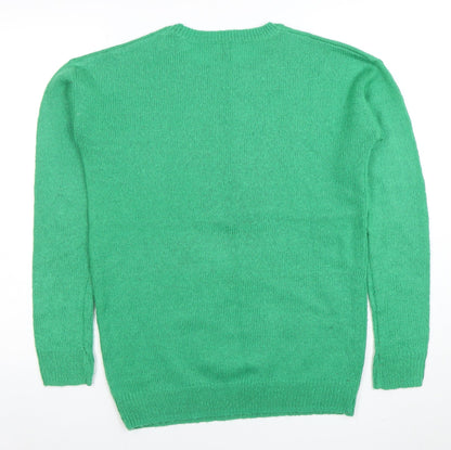 Womens UK Size 8 ASOS Green Pullover Jumper