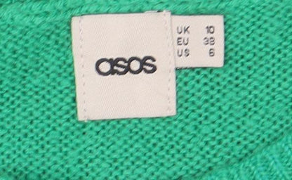 Womens UK Size 8 ASOS Green Pullover Jumper