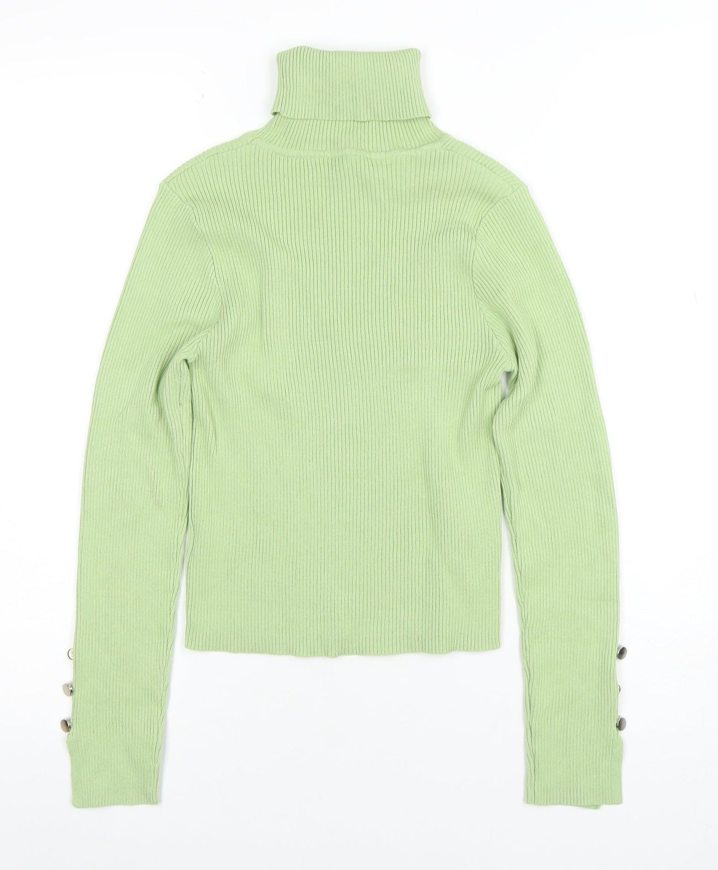 Womens UK Size 10 SheIn Green Basic T-Shirt