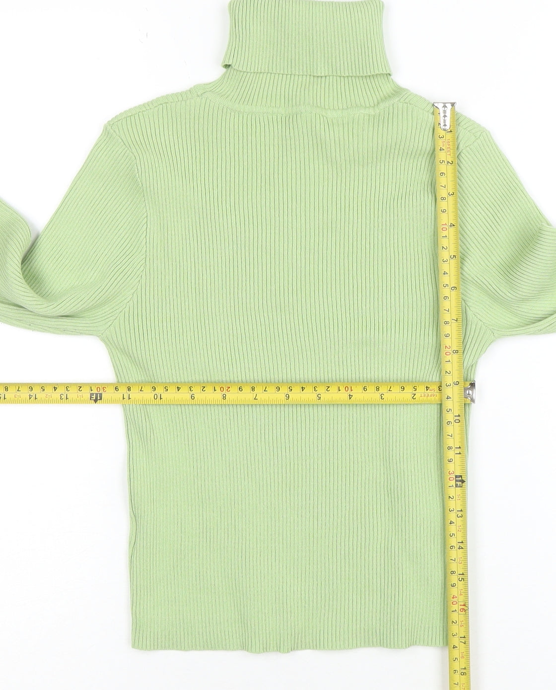 Womens UK Size 10 SheIn Green Basic T-Shirt