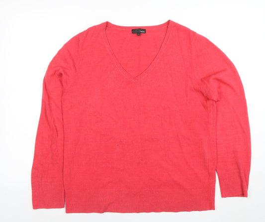 Womens UK Size 18 NEXT Pink Pullover Jumper