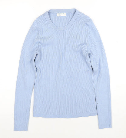 Womens UK Size M Primark Blue Pullover Jumper
