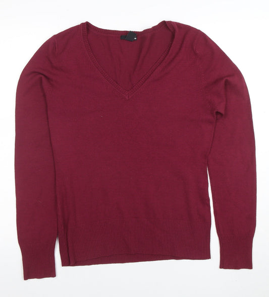 Womens UK Size L H&M Red Pullover Jumper