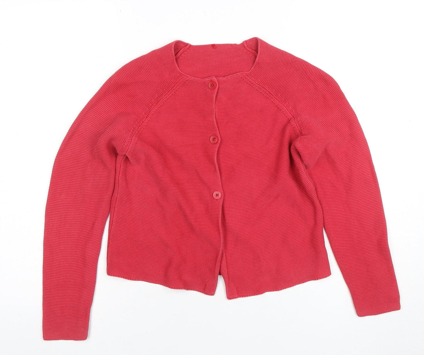 Girls UK Size 8-9 Years George Red Cardigan Jumper