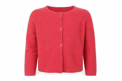 Girls UK Size 8-9 Years George Red Cardigan Jumper