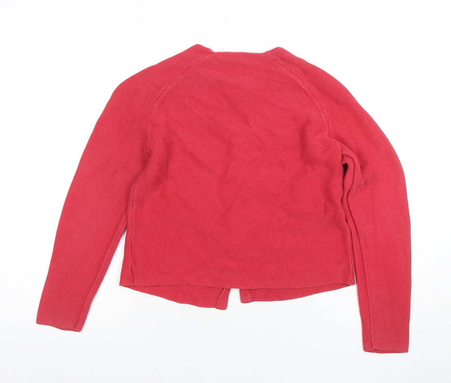 Girls UK Size 8-9 Years George Red Cardigan Jumper