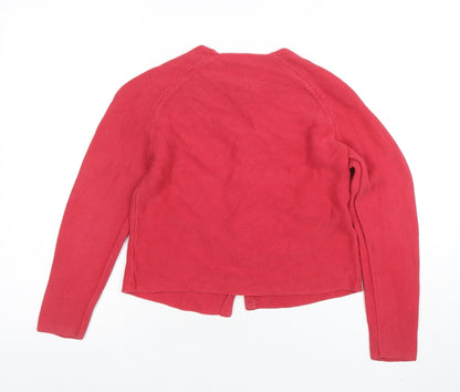 Girls UK Size 8-9 Years George Red Cardigan Jumper