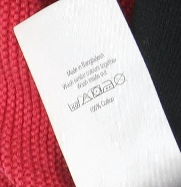 Girls UK Size 8-9 Years George Red Cardigan Jumper