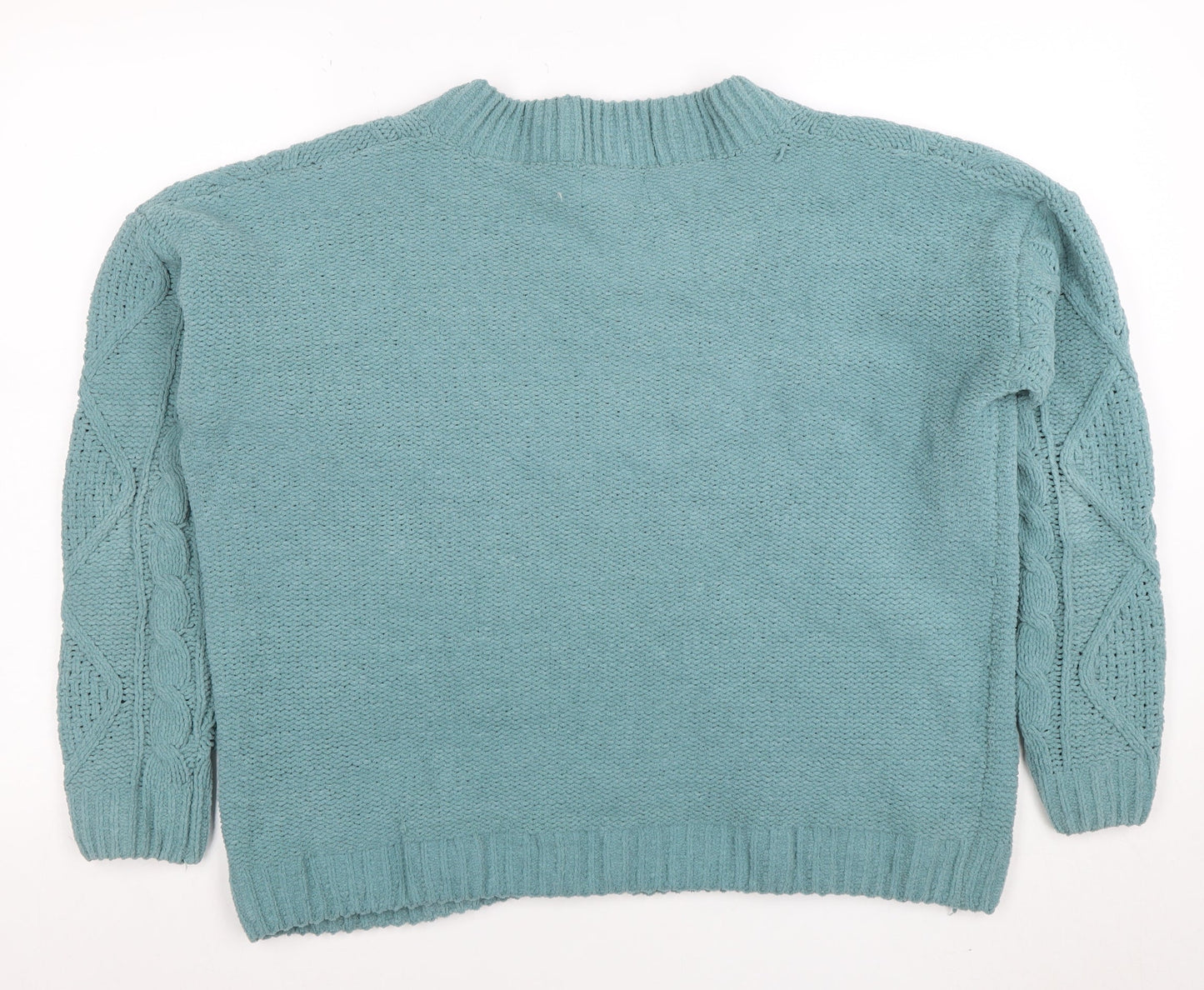 Womens UK Size L Primark Green Pullover Jumper