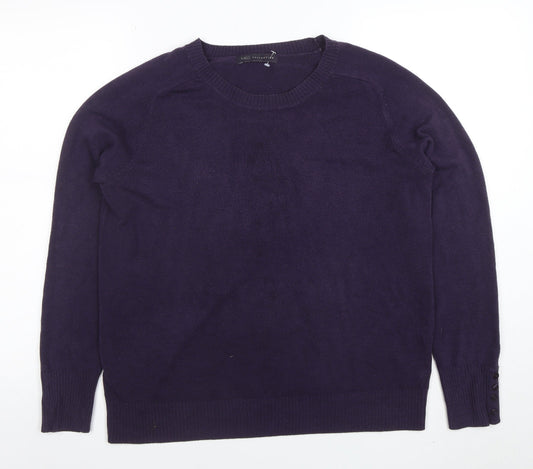 Womens UK Size 18 Marks and Spencer Purple Pullover Jumper