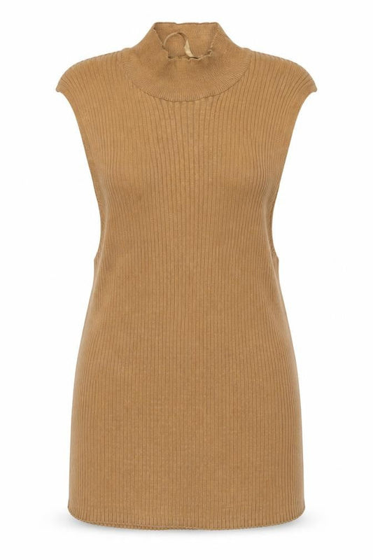 Womens UK Size L Primark Brown Basic T-Shirt